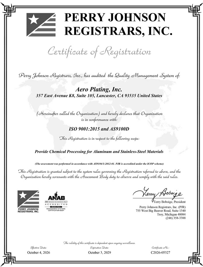 ISO Certification